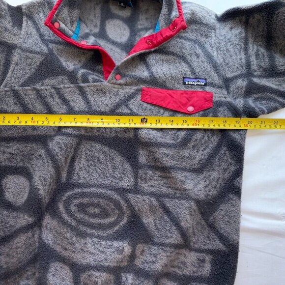 Patagonia Mens XS LW Synchilla Snap-T Pullover Fleece Jacket Shale Rock Gray - Picture 4 of 8